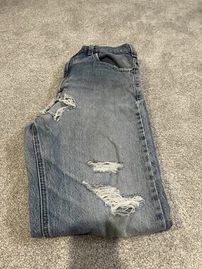 Thrashed Carhartt Jeans Mens 36 x 34 Blue Medium Wash Skater Y2K Normcore Grunge